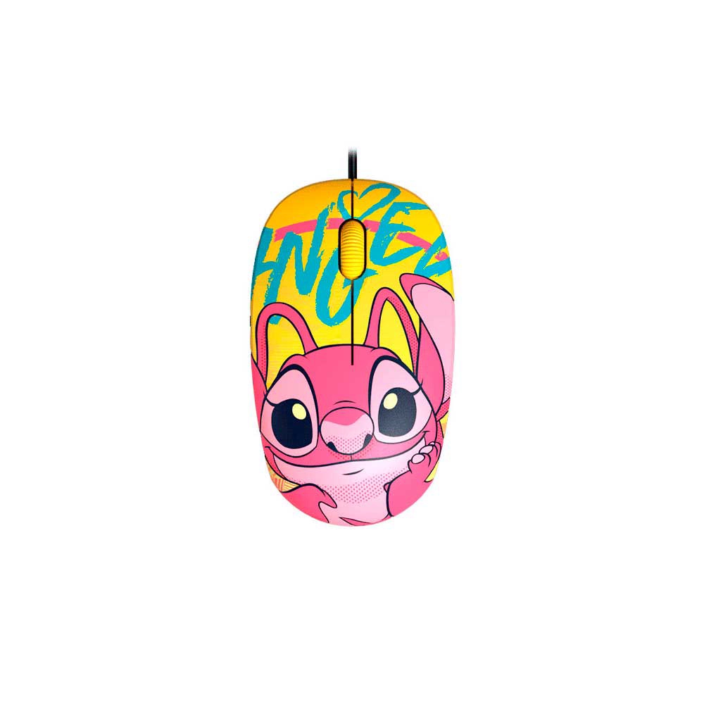 fastrax_117432_6938a323bfc6e.jpg MOUSE XTECH USB XTM-D406ST-YL STITCH 1200DPI/3 BOT/AMARILLO - Imagen 1