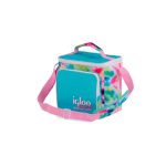 BOLSA TERMICA IGLOO 9 LATAS VERTICAL LUNCH RETRO CELESTE 63085 - Imagen 2