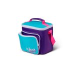 BOLSA TERMICA IGLOO 9 LATAS VERTICAL LUNCH RETRO VIOLETA 66060 - Imagen 3