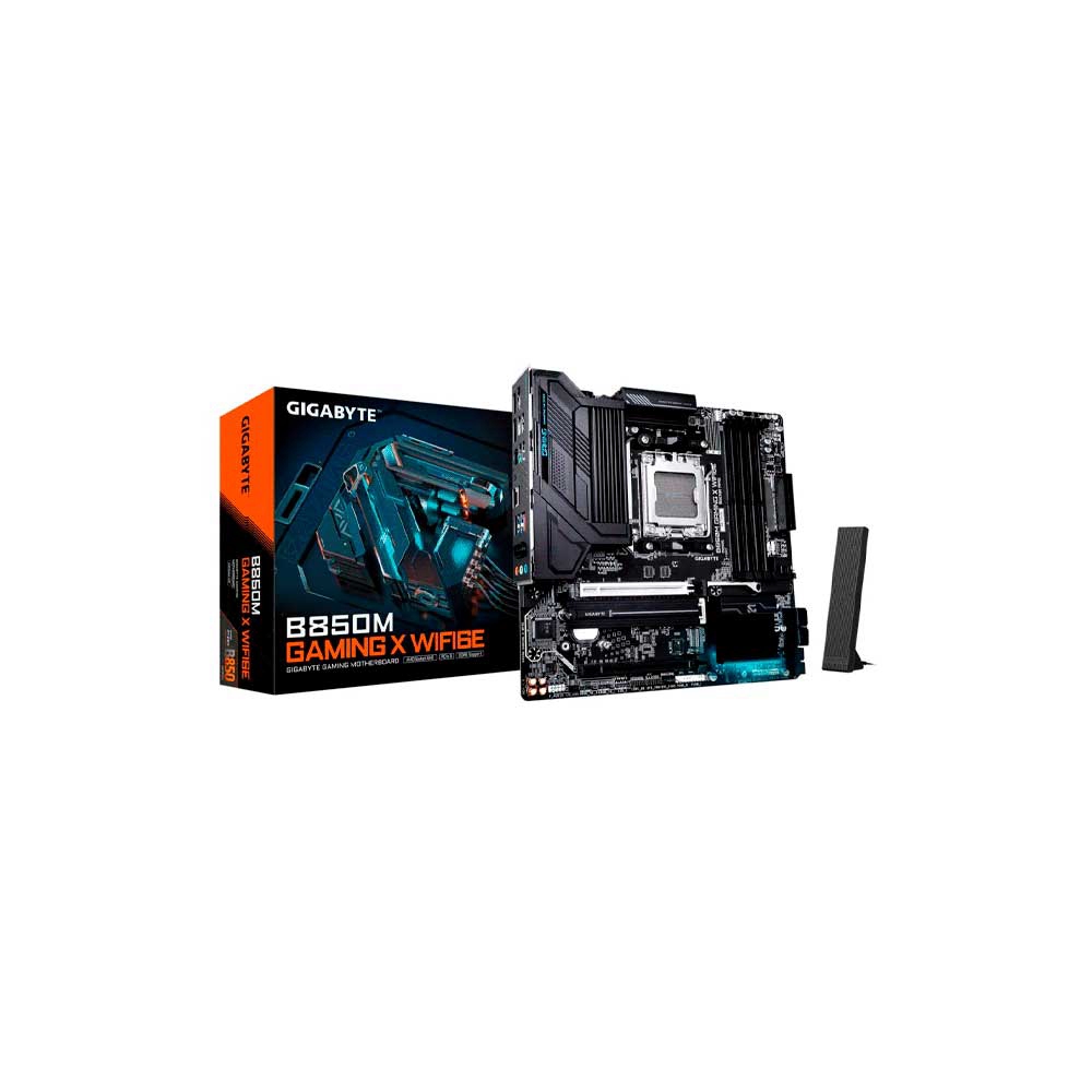 fastrax_119764_693092998b0d4.jpg PLACA MADRE GIGABYTE AM5 B850M GAMING X WIFI6E DDR5 S/R/HDMI/2DP/2M2/USB3.2/MATX - Imagen 1