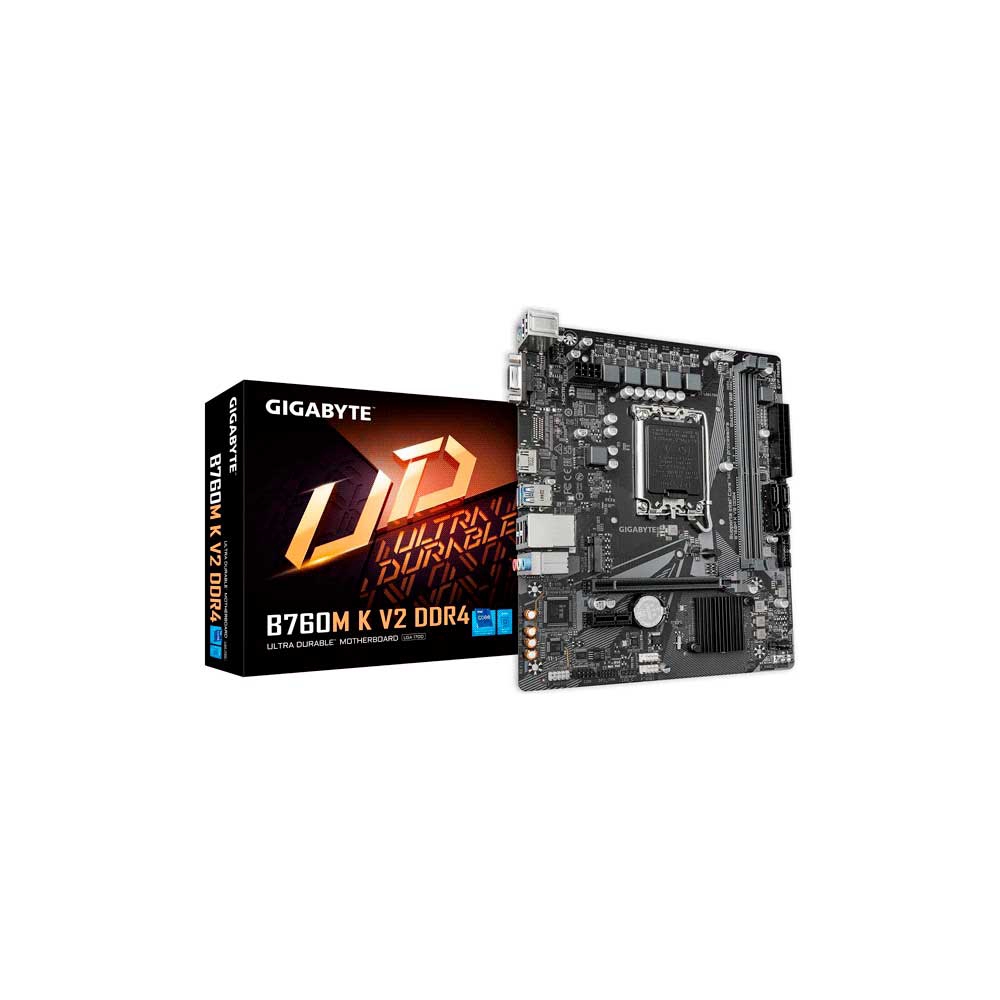 fastrax_119771_693092a0a361a.jpg PLACA MADRE GIGABYTE 1700 B760M K V2 DDR4 V/S/R/HDMI/M2/USB3.2/MATX - Imagen 1