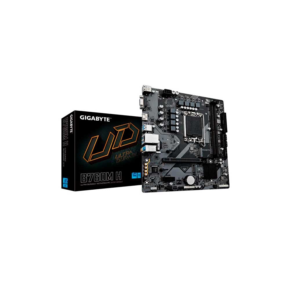 fastrax_119788_693092a71a87a.jpg PLACA MADRE GIGABYTE 1700 B760M H DDR5 V/S/R/HDMI/2M2/USB3.2/MATX - Imagen 1