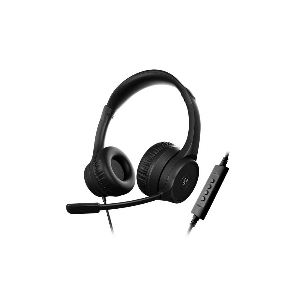 fastrax_119955_6930932572848.jpg AURICULAR CON MICROFONO KLIP KCH-510 KLEARCOM USB/MIC/NEGRO - Imagen 1