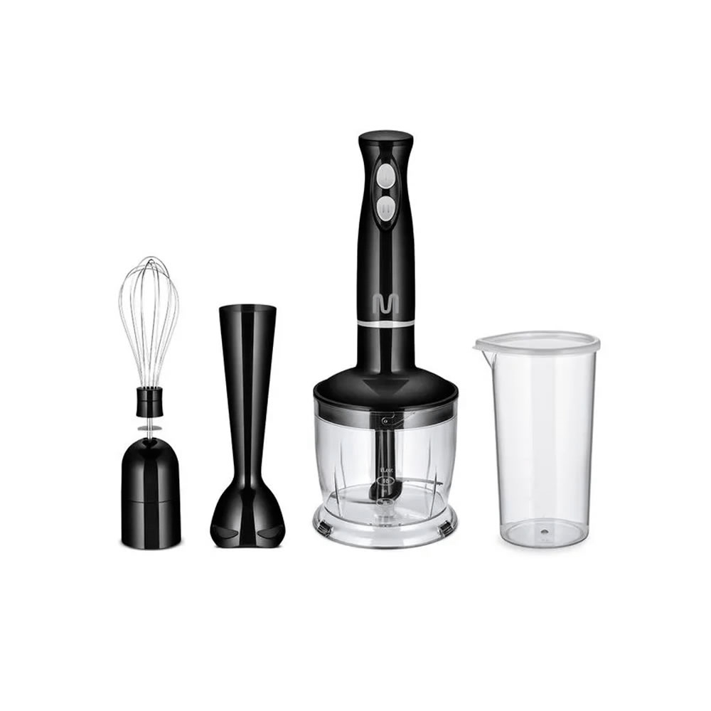 fastrax_120241_693093cdcb0aa.jpg MIXER DE ALIMENTOS MULTILASER GO008 350W 220V 3 EN 1 C/VASO NEGRO - Imagen 1