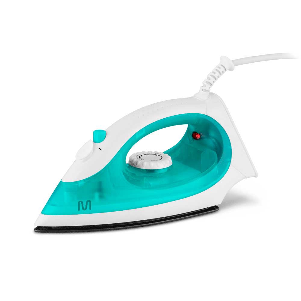 fastrax_120357_69309420acbd8.jpg PLANCHA A SECO/VAPOR MULTILASER HO458 1400W 110V ANTIADHERENTE CELESTE - Imagen 1