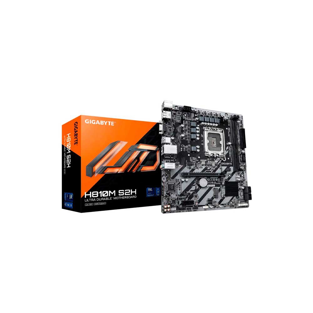 fastrax_121187_6930952007527.jpg PLACA MADRE GIGABYTE 1851 H810M S2H DDR5 V/S/R/HDMI/DP/M2/USB3.2/MATX - Imagen 1