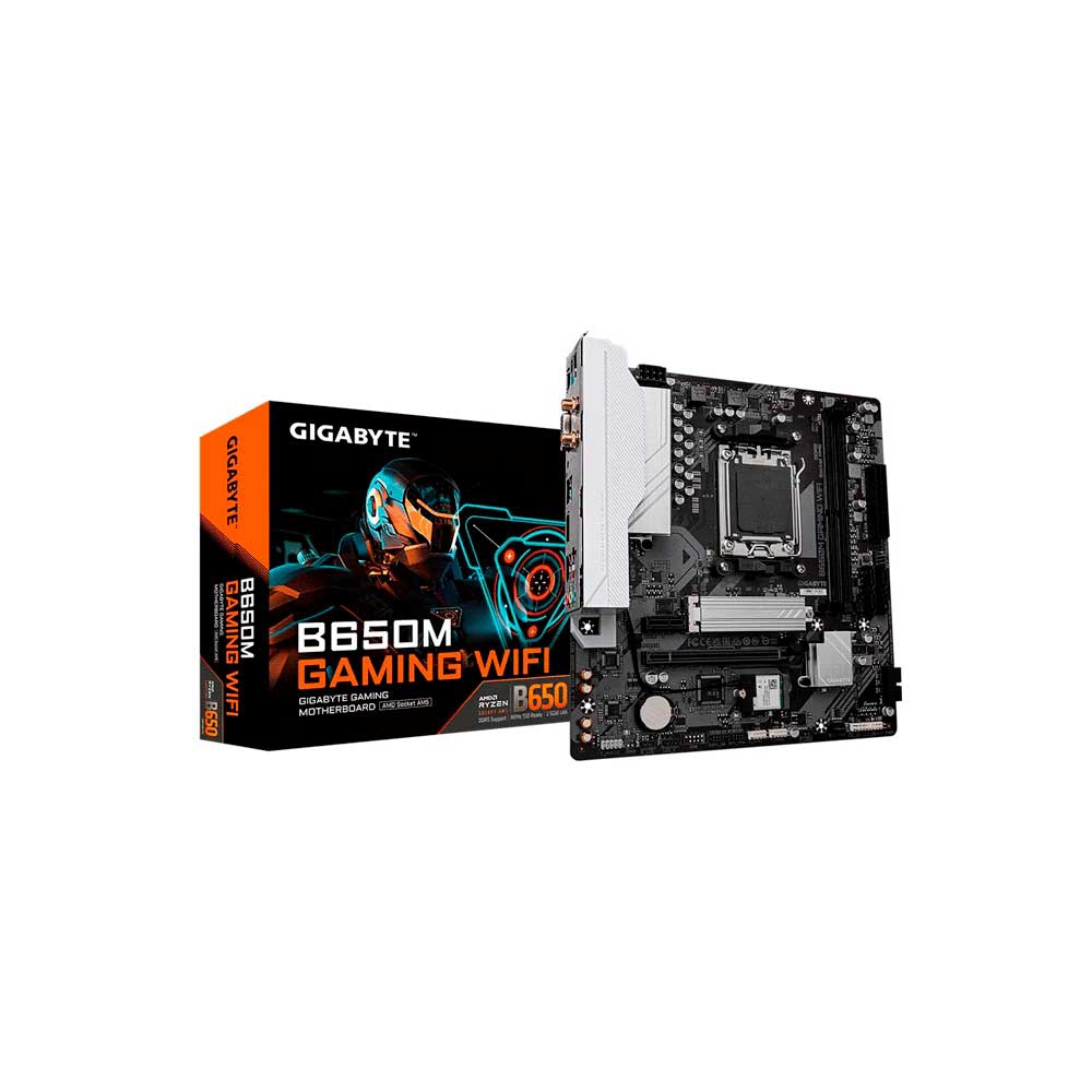 fastrax_122108_693d68dadbeaa.jpg PLACA MADRE GIGABYTE AM5 B650M GAMING WIFI DDR5 V/S/R/HDMI/M2/USB3.2/MATX - Imagen 1