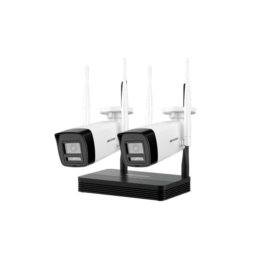 fastrax_123259_6930979600569.jpg CAMARAS IOT + NVR HIKVISION 4CH + 2CAM C/IR MICROFONO/PARLANTE/WIFI DS-J142I/NKS422W0H - Imagen 1