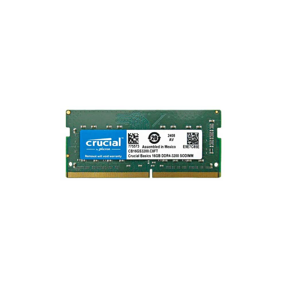 fastrax_123723_6930985674f8c.jpg MEMORIA RAM P/ NB DDR4 16GB 3200 CRUCIAL CB16GS3200 - Imagen 1