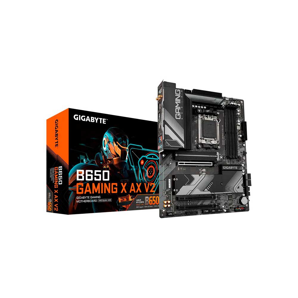 fastrax_124492_6930992e31ca9.jpg PLACA MADRE GIGABYTE AM5 B650 GAMING X AX V2 DDR5 S/R/HDMI/DP/3M2/WIFI/USB/ATX - Imagen 1