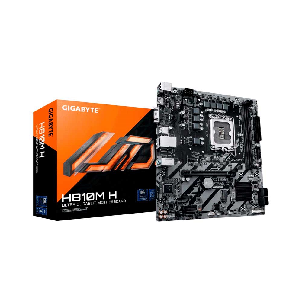 fastrax_128469_69309c01899a8.jpg PLACA MADRE GIGABYTE 1851 H810M H V/S/R/HDMI/M2/DDR5/USB3.2/MATX - Imagen 1