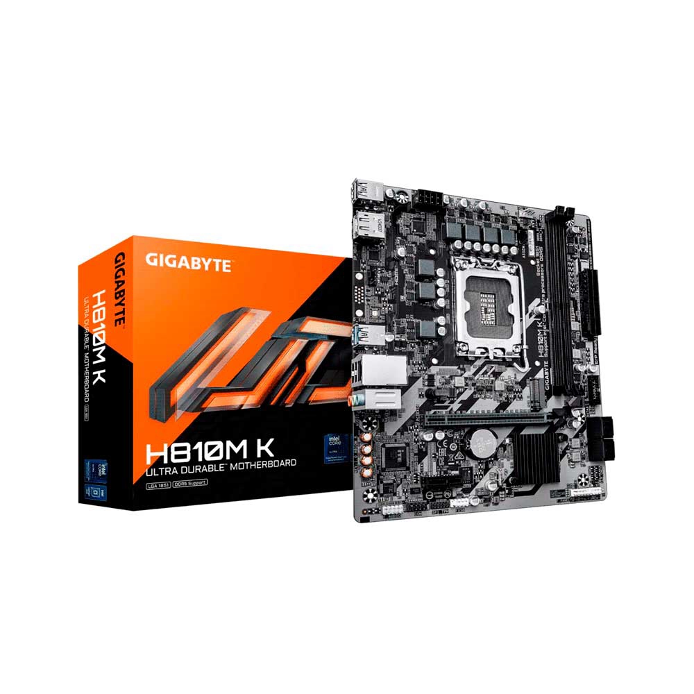 fastrax_128476_69309c088f924.jpg PLACA MADRE GIGABYTE 1851 H810M K S/R/HDMI/DP/M2/DDR5/USB3.2/MATX - Imagen 1
