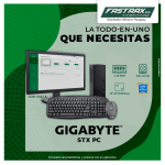 COMPUTADORA AIO GIGA MINI STX PEN G5400 3.7GHZ/4GB/SSD240GB/MONVIEW19/TEC/MOU - Imagen 2
