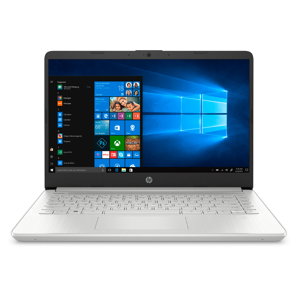 fastrax_66983_6930460714c50.jpg NOTEBOOK HP 14-DQ1010LA CORE i3 1.2/4G/256SSD/W10H/14"HD/PLATA - Imagen 1