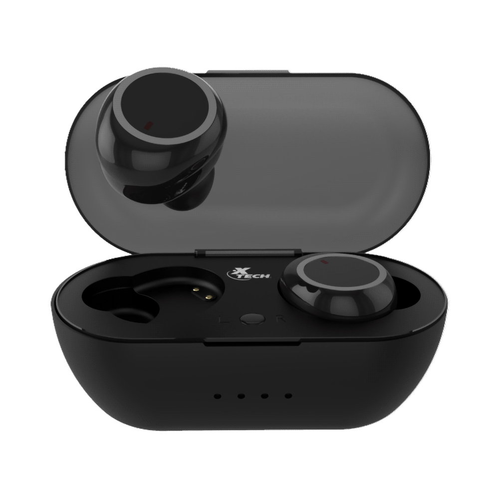 fastrax_67393_693046e441b15.jpg AURICULAR CON MICROFONO XTECH XTH-700 VOXDOTS EARPH/ BLUETOOTH/ WIRELESS NEGRO - Imagen 1