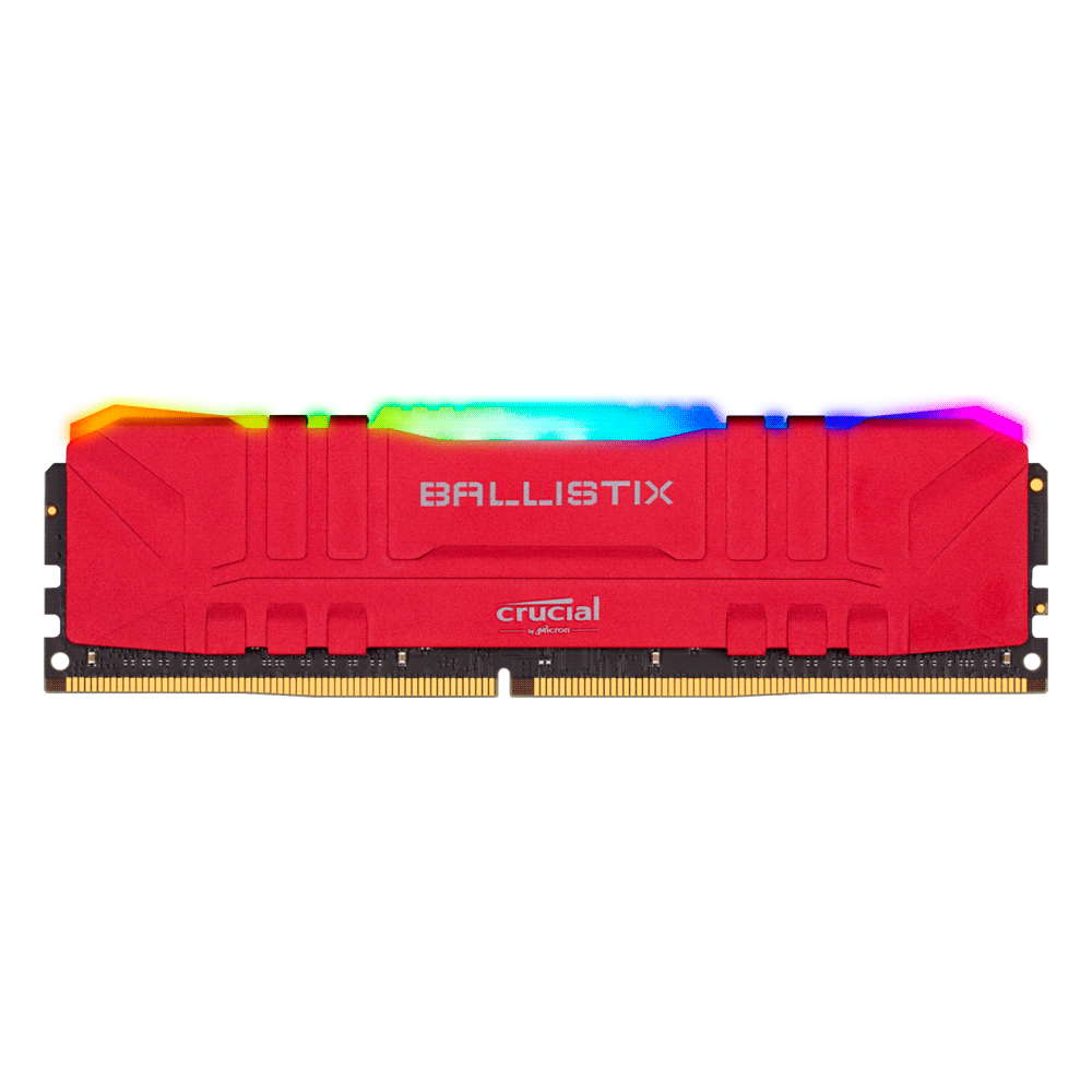 fastrax_68017_6930478e02846.jpg MEMORIA RAM DDR4 8GB 3000 CRUCIAL BL8G30C15U4RL BALLISTIX RGB ROJO - Imagen 1