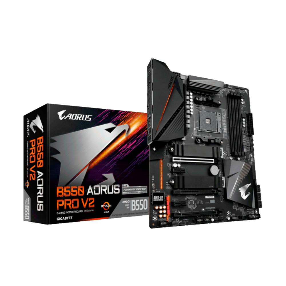 fastrax_68307_693048579cc1a.jpg PLACA MADRE GIGABYTE AM4 B550 AORUS PRO V2 S/R/HDMI/2M2/DD4/USB3.2/RGB/ATX - Imagen 1