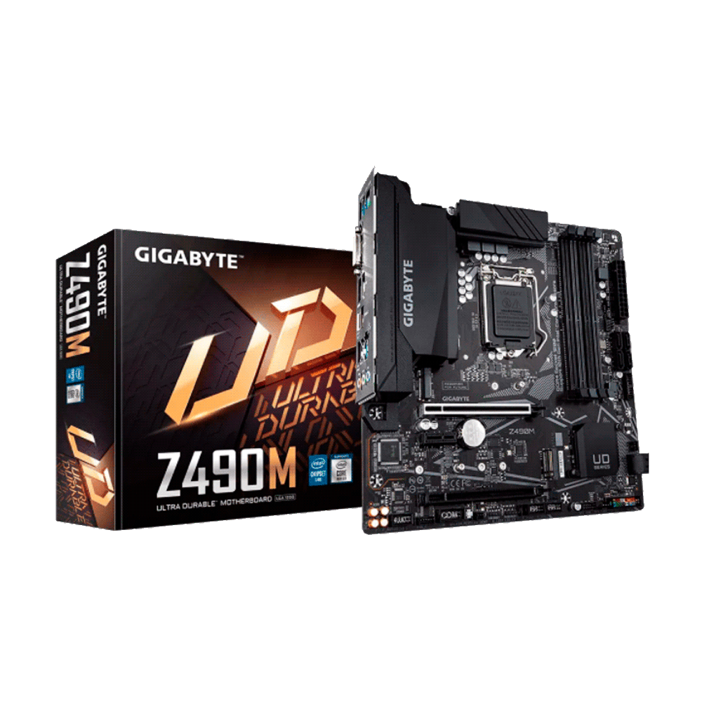 fastrax_68321_69304878ad725.jpg PLACA MADRE GIGABYTE 1200 Z490M S/R/HDMI/DP/DVI/M.2/DD4/USB3.2/MATX - Imagen 1