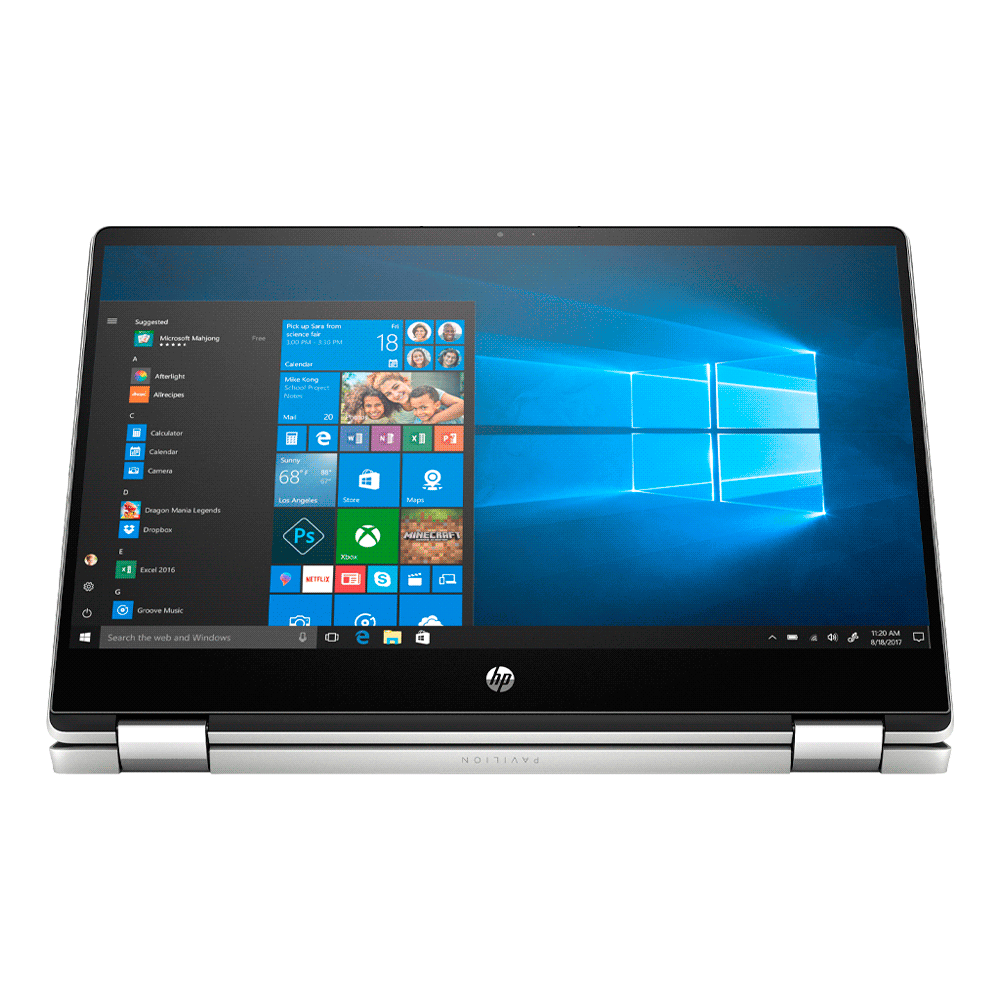 fastrax_68581_69304957eb95f.jpg NOTEBOOK HP X360 14-DH0028LA PENTIUM 1.1/4G/500/W10H/14"/PLATA - Imagen 1