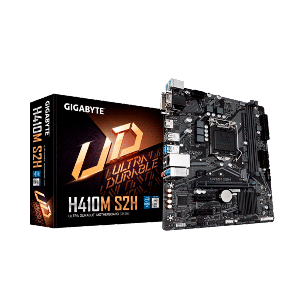 fastrax_68796_693049b6dc476.jpg PLACA MADRE GIGABYTE 1200 H410M S2H V/S/R/HDMI/DVI/M2/DD4/USB3.2/MATX - Imagen 1