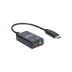ADAPTADOR DE FONE+MIC/USB-C 153317 2.1/3.5MM/NEGRO - Imagen 7