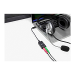 ADAPTADOR DE FONE+MIC/USB-C 153317 2.1/3.5MM/NEGRO - Imagen 9