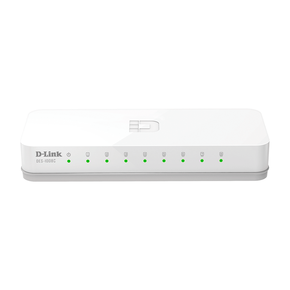 fastrax_69441_69304ca760302.jpg SWITCH D-LINK DES-1008C 8P 10/100 MBPS NO ADMINISTRABLE - Imagen 1