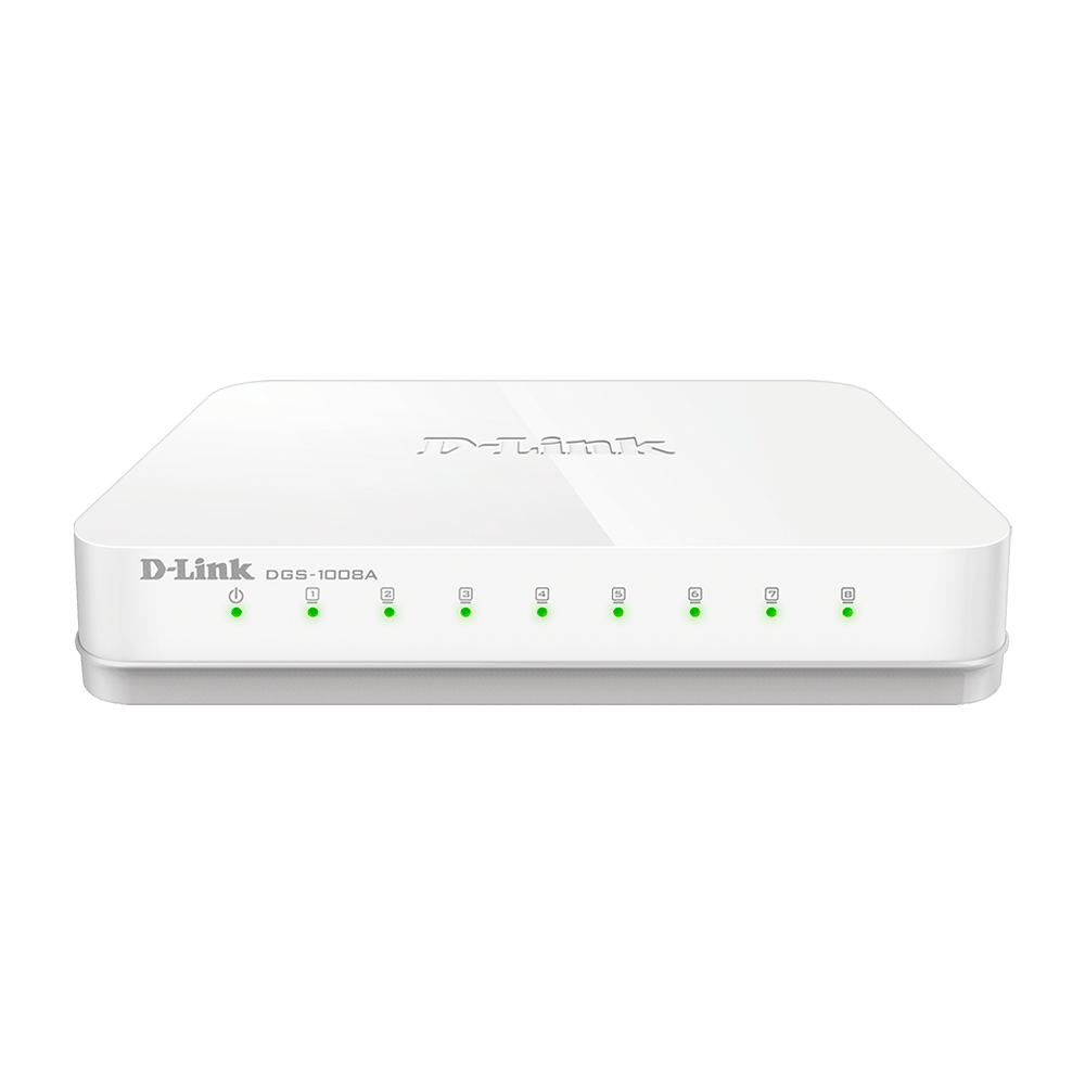 fastrax_69465_69304cbe35444.jpg SWITCH D-LINK DGS-1008A 8P 10/100/1000 MBPS NO ADMINISTRABLE - Imagen 1