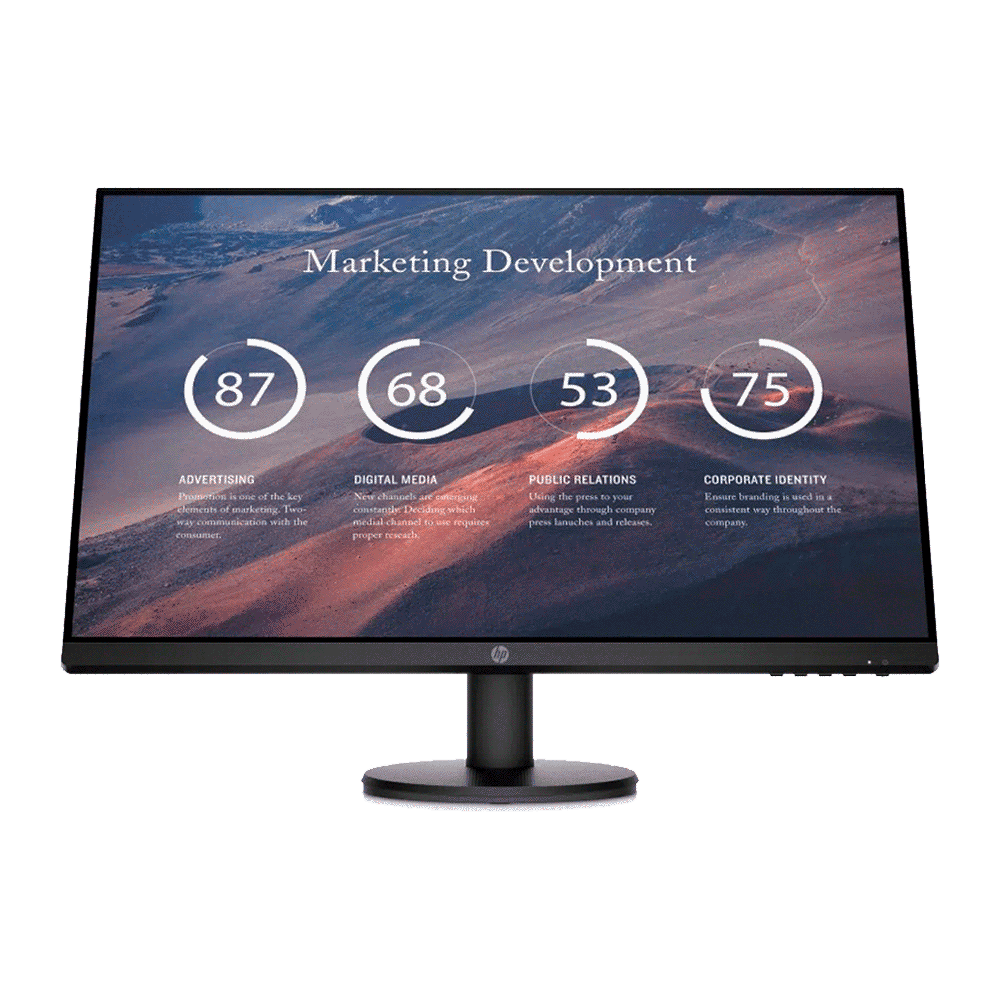 fastrax_69823_69304dcf2b81b.jpg MONITOR HP 27" P27V G4 FHD IPS VGA/HDMI/5MS/BIVOLT/NEGRO CORPORATIVO - Imagen 1