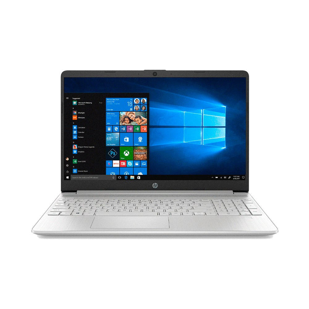 fastrax_69953_69304e2cde74f.jpg NOTEBOOK HP 15-DY2054LA CORE i5 2.4/8G/256SSD+16GB OPTANE/W10H/15.6"HD/PLATA - Imagen 1