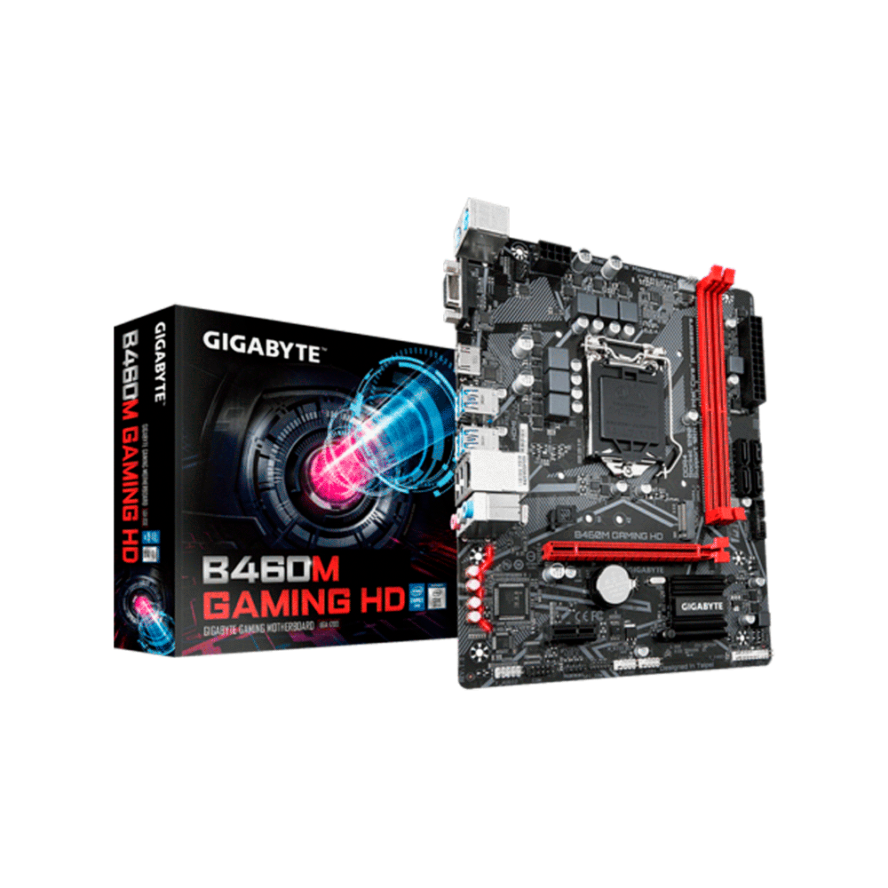 fastrax_70065_69304e45bf952.jpg PLACA MADRE GIGABYTE 1200 B460M GAMING HD V/S/R/HDMI/M2/DD4/USB3.2/MATX - Imagen 1