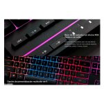 TECLADO GAMER USB HYPERX HX-KB5ME2-LA ALLOY CORE RGB ESPAÑOL RGB - Imagen 4