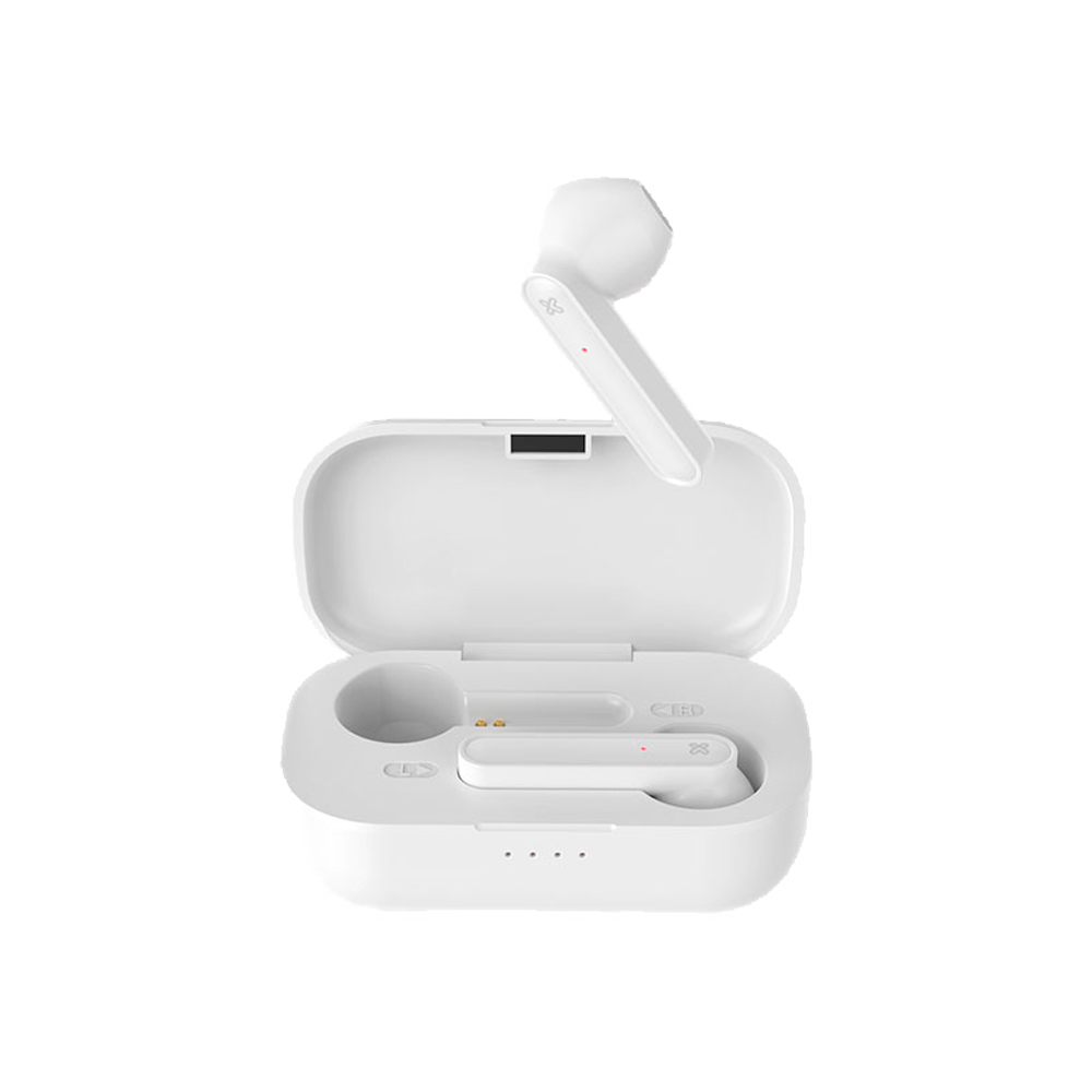 fastrax_70799_69304effb9285.jpg AURICULAR CON MICROFONO INALAMBRICO KLIP KTE-005WH LITETOUCH BLUETOOTH/ BLANCO - Imagen 1