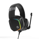 AURICULAR CON MICROFONO GAMER HP H320 HEADPH 3.5MM 1 JACK NEGRO - Imagen 2