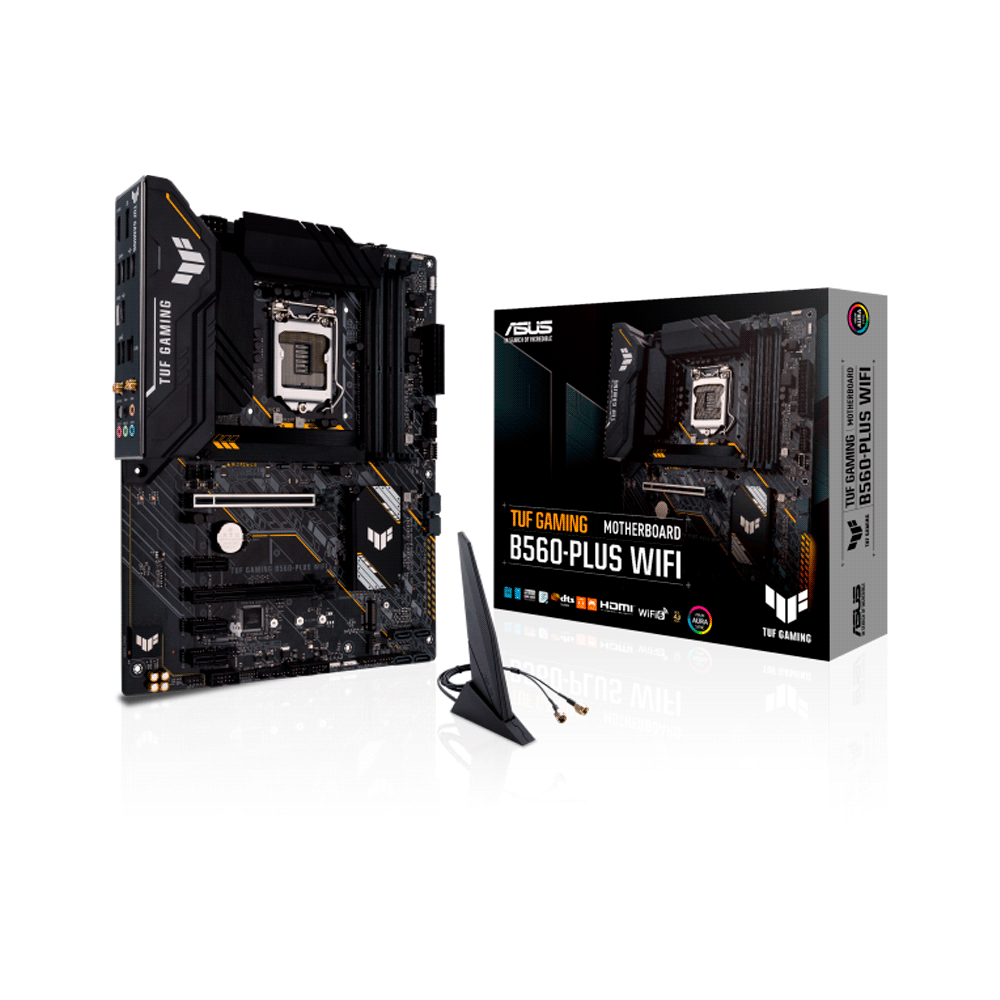 fastrax_72830_693052736e2c0.jpg PLACA MADRE ASUS 1200 TUF GAMING B560-PLUS WIFI S/R/HDMI/DP/2M2/DDR4/USB3.2/ATX - Imagen 1