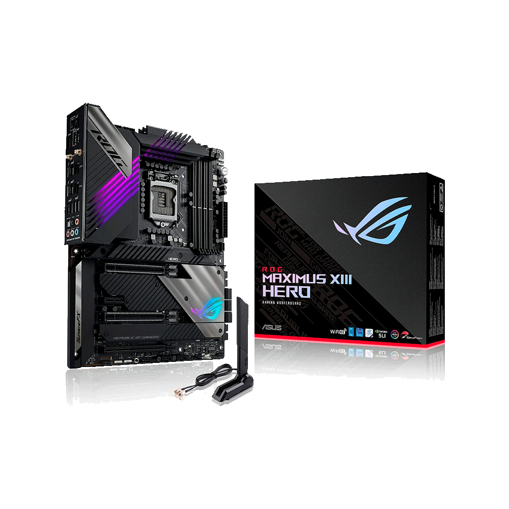 fastrax_72861_69305291013e9.jpg PLACA MADRE ASUS Z590 1200 ROG MAXIMUS XIII HERO S/R/HDMI/4M2/DDR4/AURA/ATX - Imagen 1