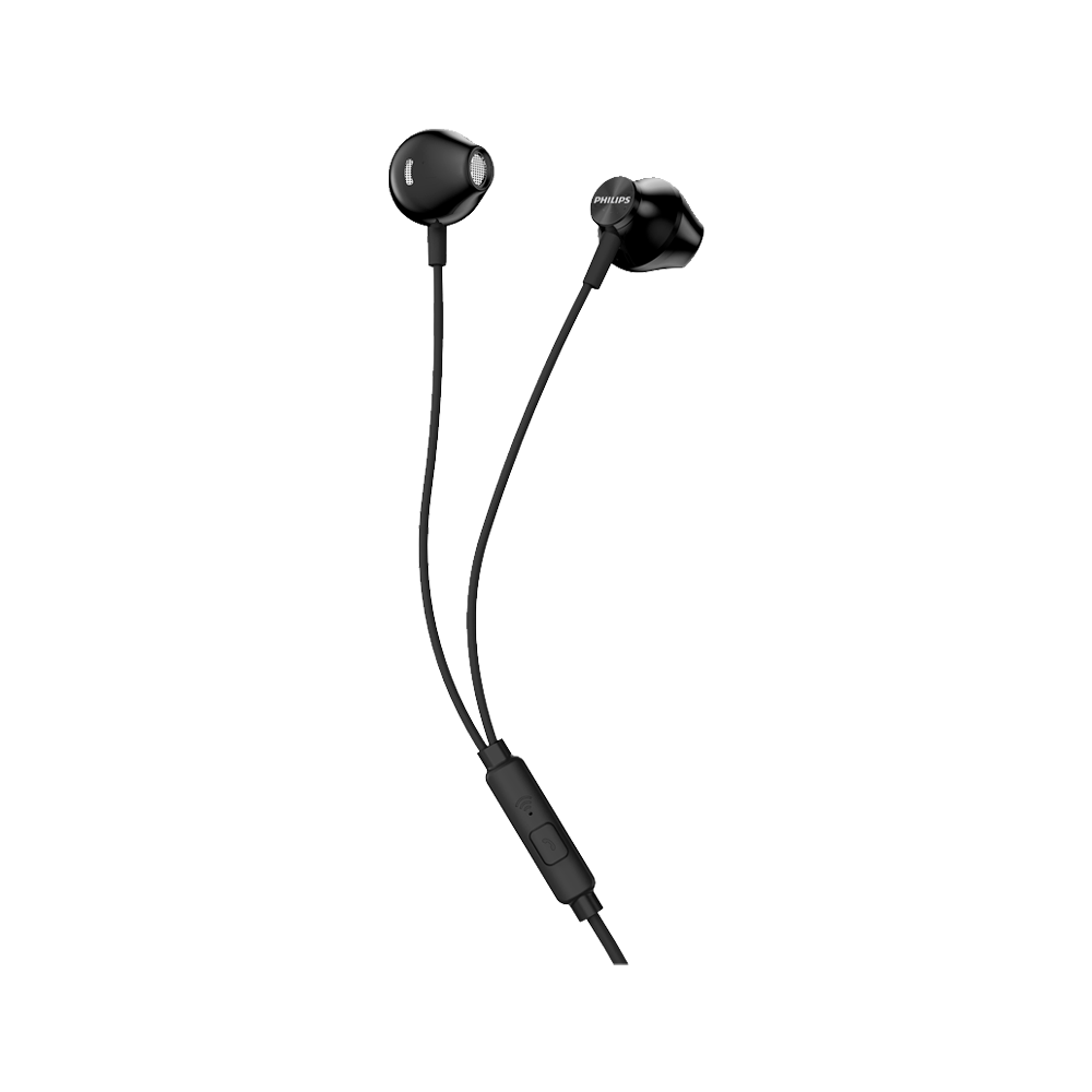 fastrax_73134_693052e0b7b3c.jpg AURICULAR CON MICROFONO PHILIPS TAUE101BK/00 EARPH/3.5MM/NEGRO - Imagen 1