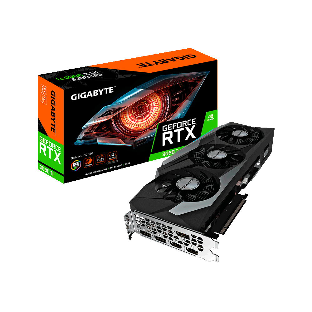 fastrax_73332_6930530db3e25.jpg PLACA DE VIDEO GIGA RTX3080TI GAMING OC 12G DDR6X GV-N308TGAMING OC-12GD RGB WINDFORCE - Imagen 1