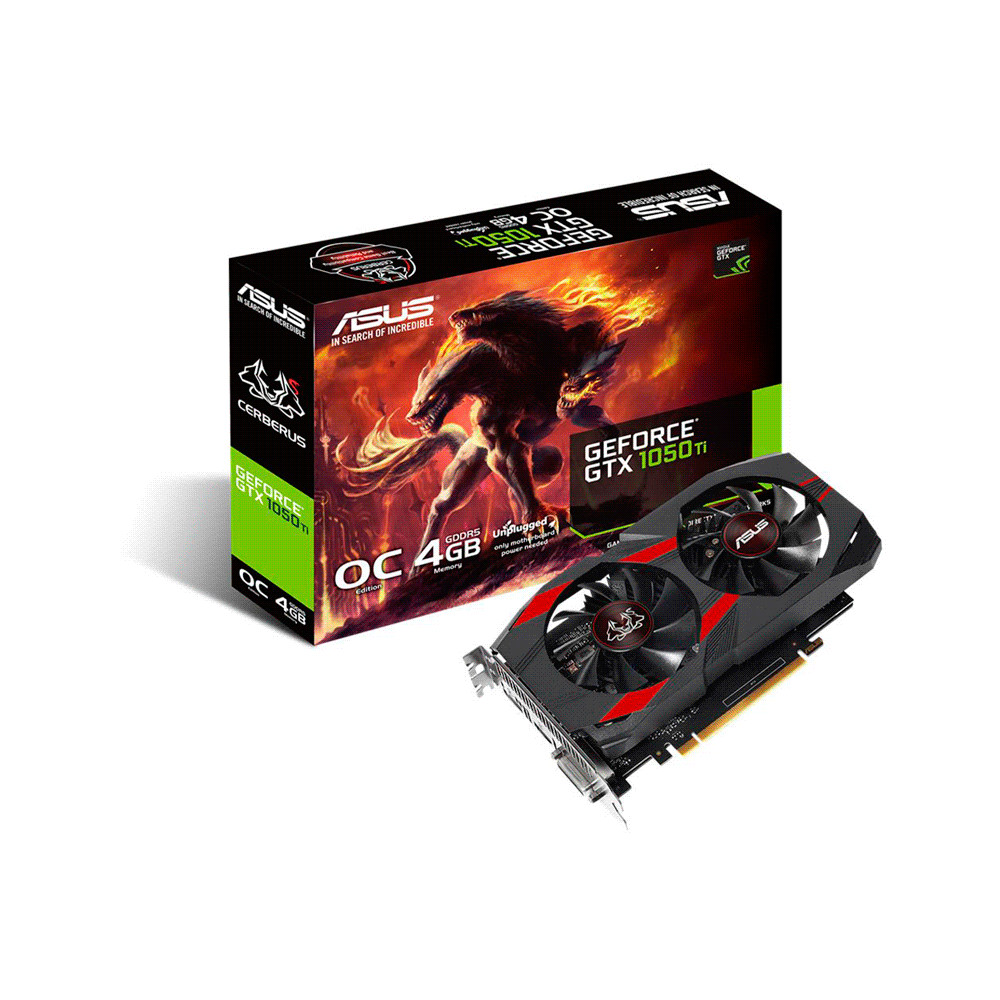 fastrax_73394_6930532cecaf5.jpg PLACA DE VIDEO ASUS GTX1050TI OC 4GB DD5 CERBERUS-GTX1050TI-O4G - Imagen 1