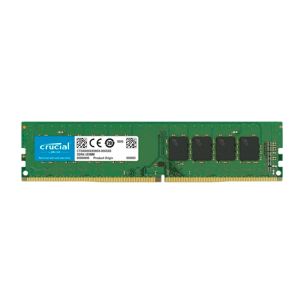 fastrax_74087_6930541372284.jpg MEMORIA RAM DDR4 4GB 2666 CRUCIAL CB4GU2666 - Imagen 1
