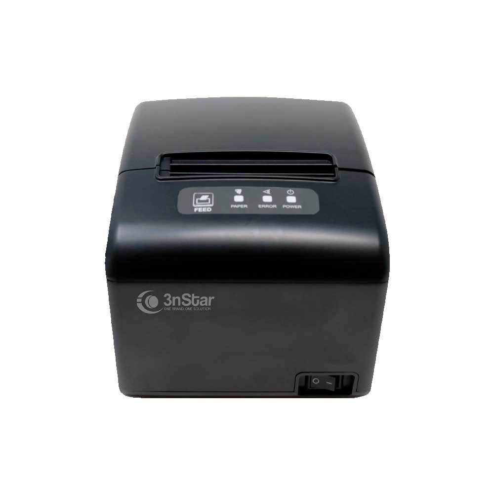 fastrax_74834_6930550fc5e1a.jpg IMPRESORA TERMICA DIRECTA 3NSTAR RECIBOS 3" RPT006S USB/SERIAL/RED NEGRO - Imagen 1