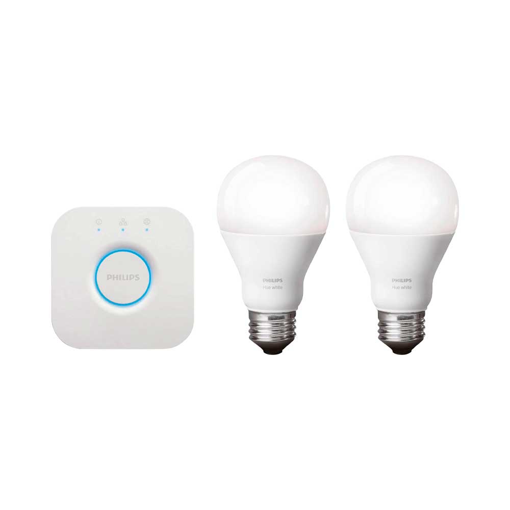 fastrax_75220_693055a4a4a7f.jpg IOT PHILIPS KIT 2 FOCO BLANCO + BRIDGE HUE 220V 9W A60 E27 (779554) - Imagen 1