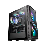 GABINETE THERMALTAKE VERSA T35 TG RGB CA-1R7-00M1WN-00 VIDRIO 1FAN ATX NEGRO