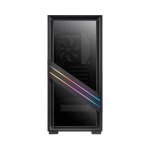 GABINETE THERMALTAKE VERSA T35 TG RGB CA-1R7-00M1WN-00 VIDRIO 1FAN ATX NEGRO - Imagen 2