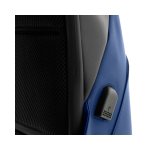 MOCHILA KLIP 15.6" KNB-620BL USB/FIDENZA AZUL - Imagen 3