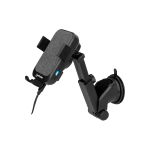 CARGADOR P/AUTO INALAMRICO QI 102216 USB-C/10W/2A NEGRO