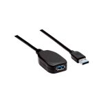 CABLE USB EXTENSOR M/H 5MTS 3.0 150712 5GBPS/BLISTER NEGRO - Imagen 3
