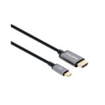 CABLE USB-C/HDMI 152235 MACHO/MACHO 1MT/4K/30HZ NEGRO BOLSA - Imagen 2