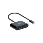 ADAPTADOR USB-C/HDMI 153416  C/ PUERTO USB-C DE ENERGIA 4K/60HZ/60W NEGRO - Imagen 3