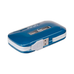 HUB USB 2.0 DE 7 PUERTOS 161039 480MBPS/AZUL/BLISTER